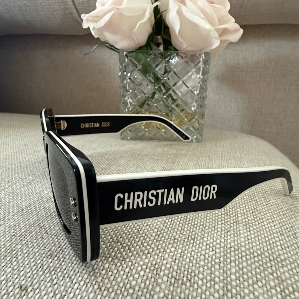 Dior Pacific SIU Black Rectangular Sunglasses - Picture 3 of 6